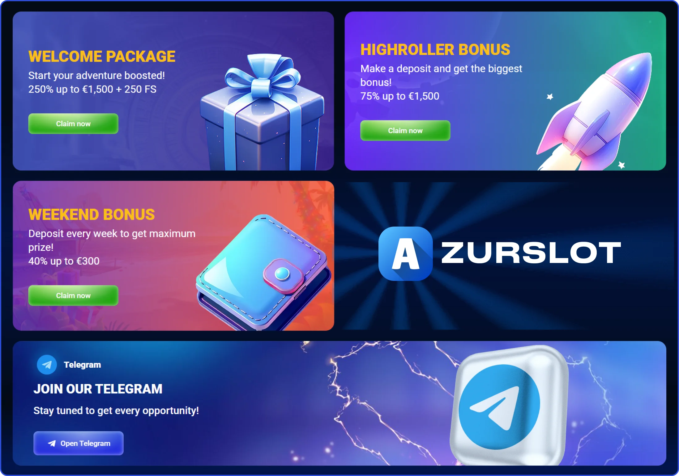 AzurSlot Bonus Ponude